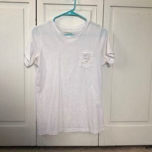 White and Gold Vineyard Vines Shirt